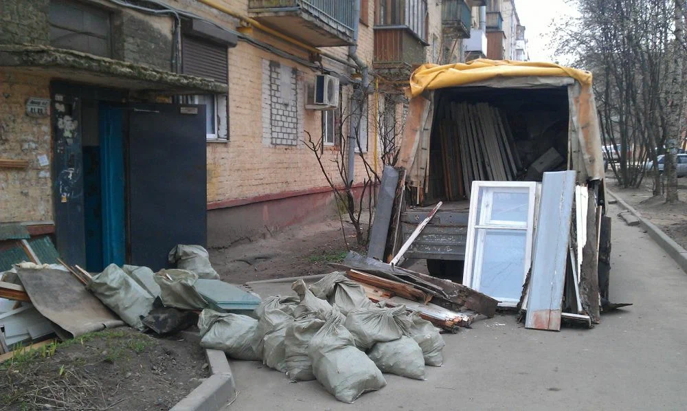 Вывоз мусора после ремонта в Городце от ПроМусор — цены от 4555 руб., быстро и недорого
