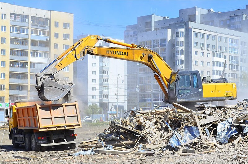 Профессиональный вывоз мусора после демонтажа в Городце в октябре