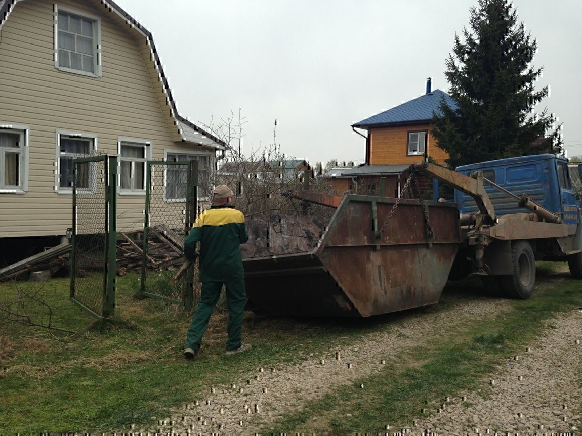 Вывоз мусора и отходов с дачи и участка СНТ в Городце в октябре