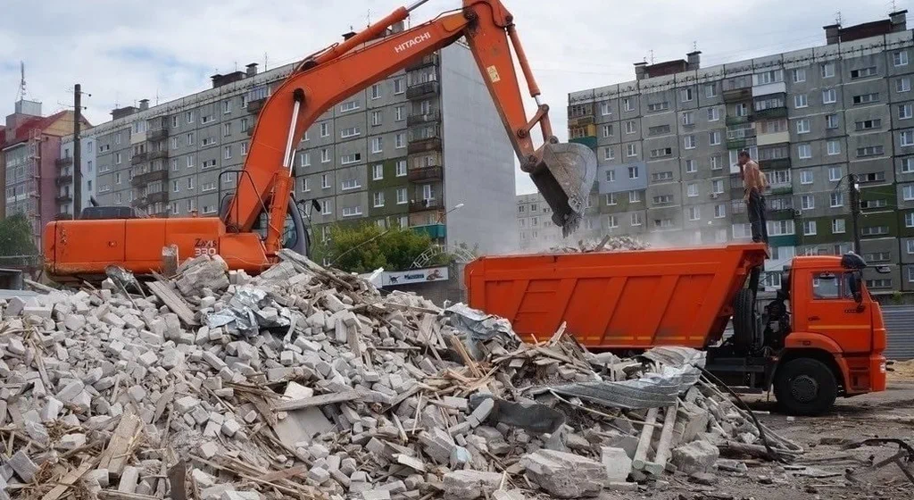 Профессиональный вывоз строительного мусора в Городце в октябре