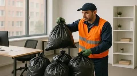 Уборка и вывоз мусора после мероприятий в Городце в октябре